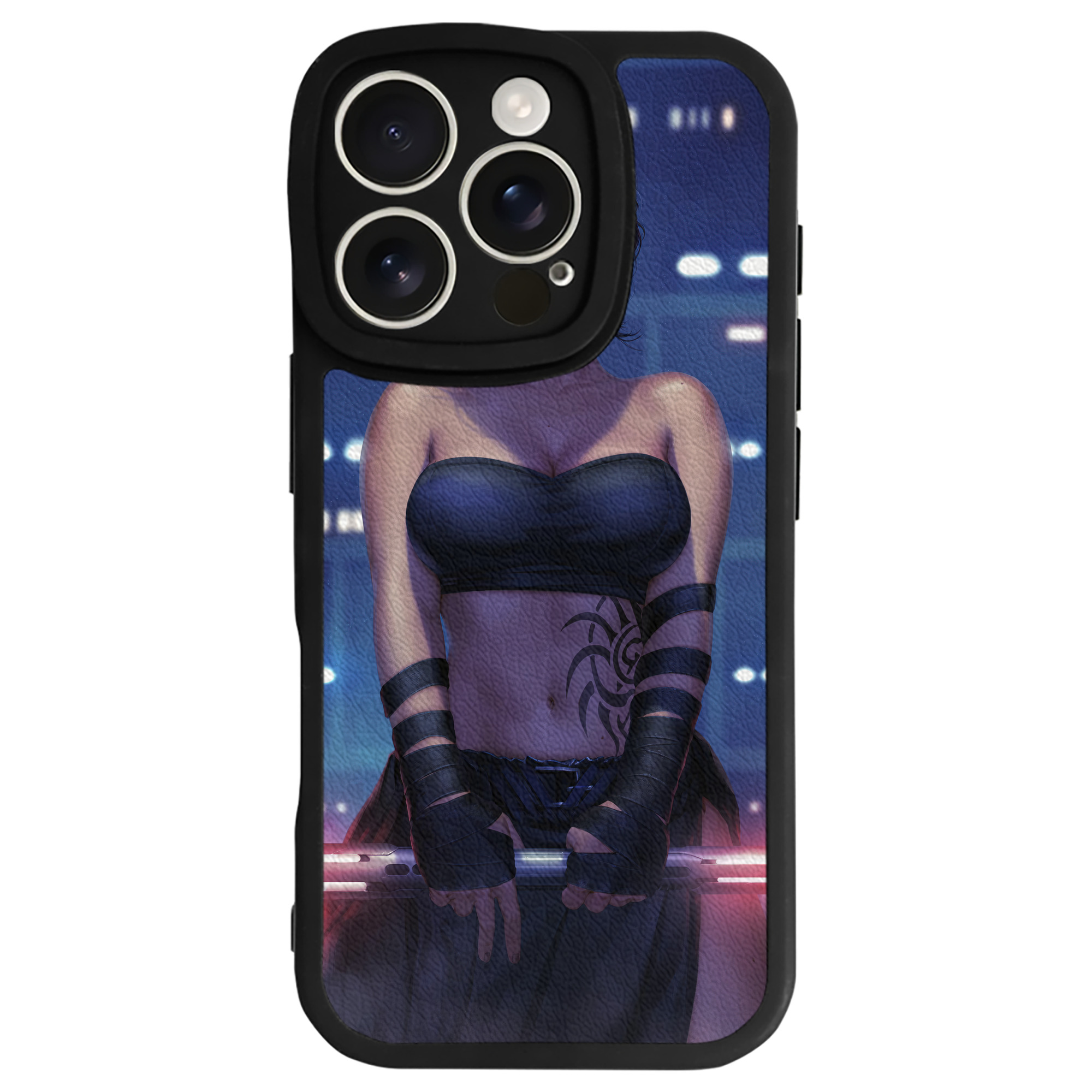 （画像用） スター・ウォーズ Star Wars 【iPhone 16シリーズ対応】シリコンスマホケース（レザー調） 材質：シリコン